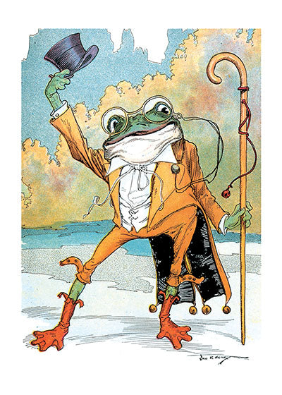 Frog Doffing His Hat - Hello Darling Notebook