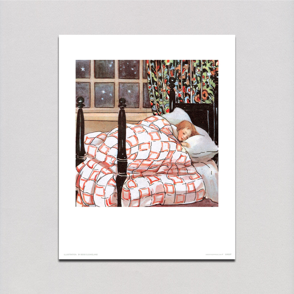 Tucked Into Bed For The Night - Storybook Classics Art Print