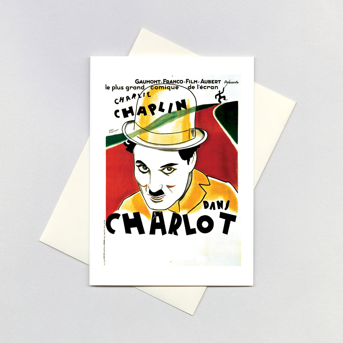Charlie Chaplin: The Tramp - Retro Movie Posters Greeting Card