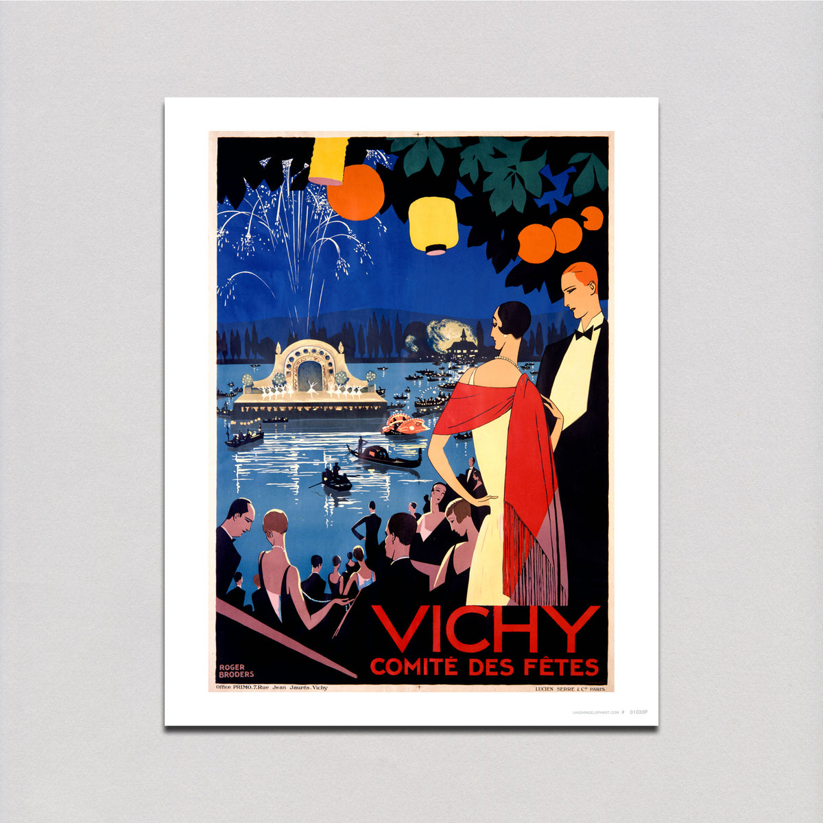 Vintage French Hotel Wall Art Print, Nouvel Hôtel Guilliermen Vichy Poster Vintage French Hotel Wall Art Print, Nouvel Hôtel Guilliermen Vichy Poster
