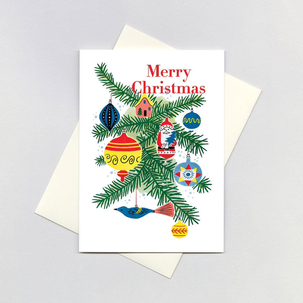 Christmas Ornaments - Christmas Greeting Card