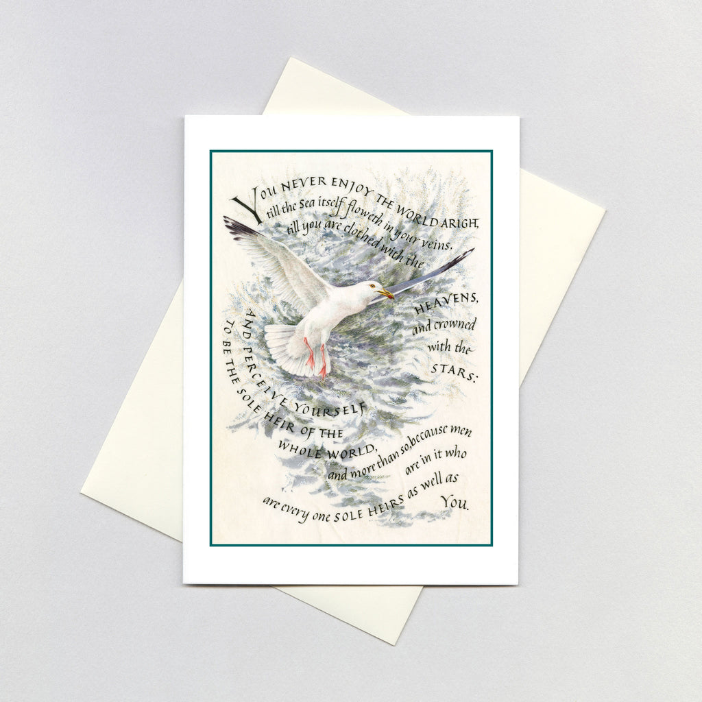 Marie Angel Seagull - Encouragement Greeting Card