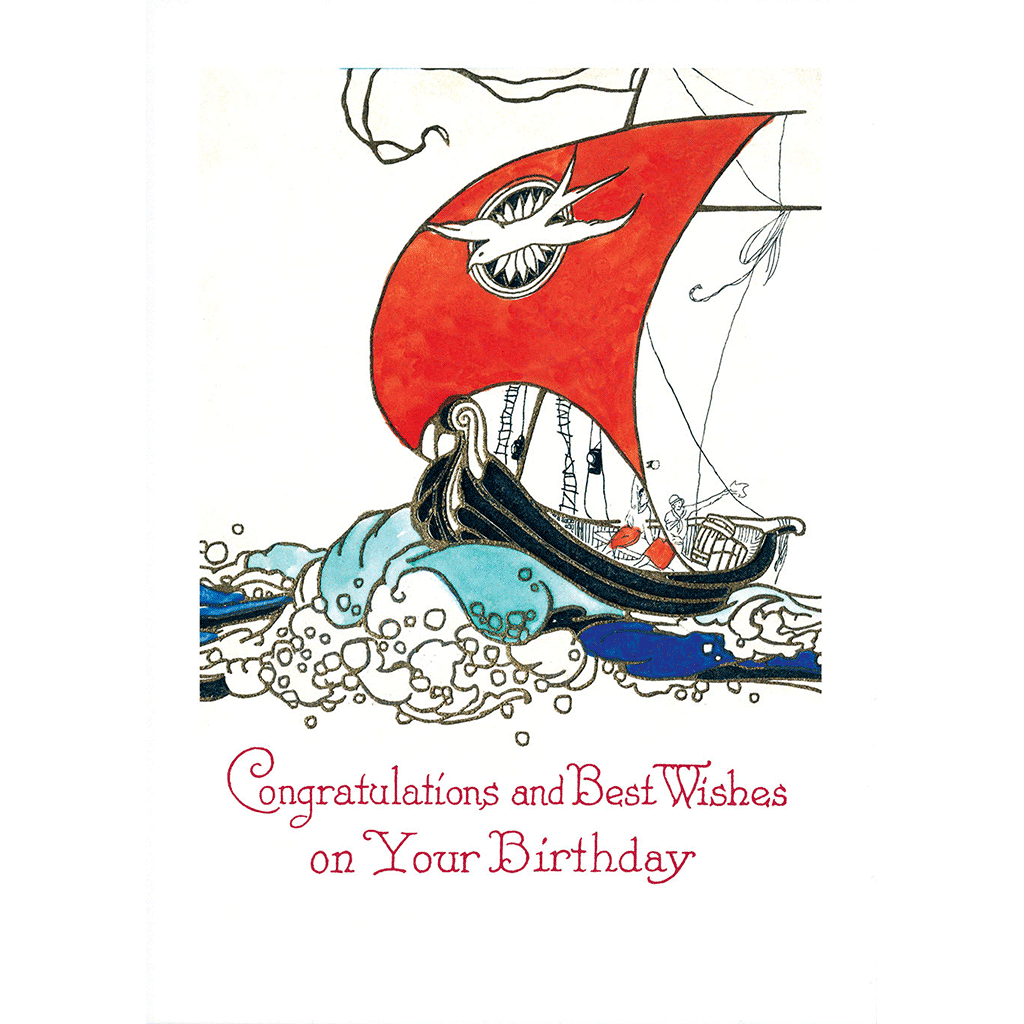 Sailing Ship - Birthday Greeting Card
