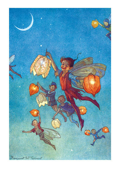 Fairy Lanterns - Fairies Greeting Card