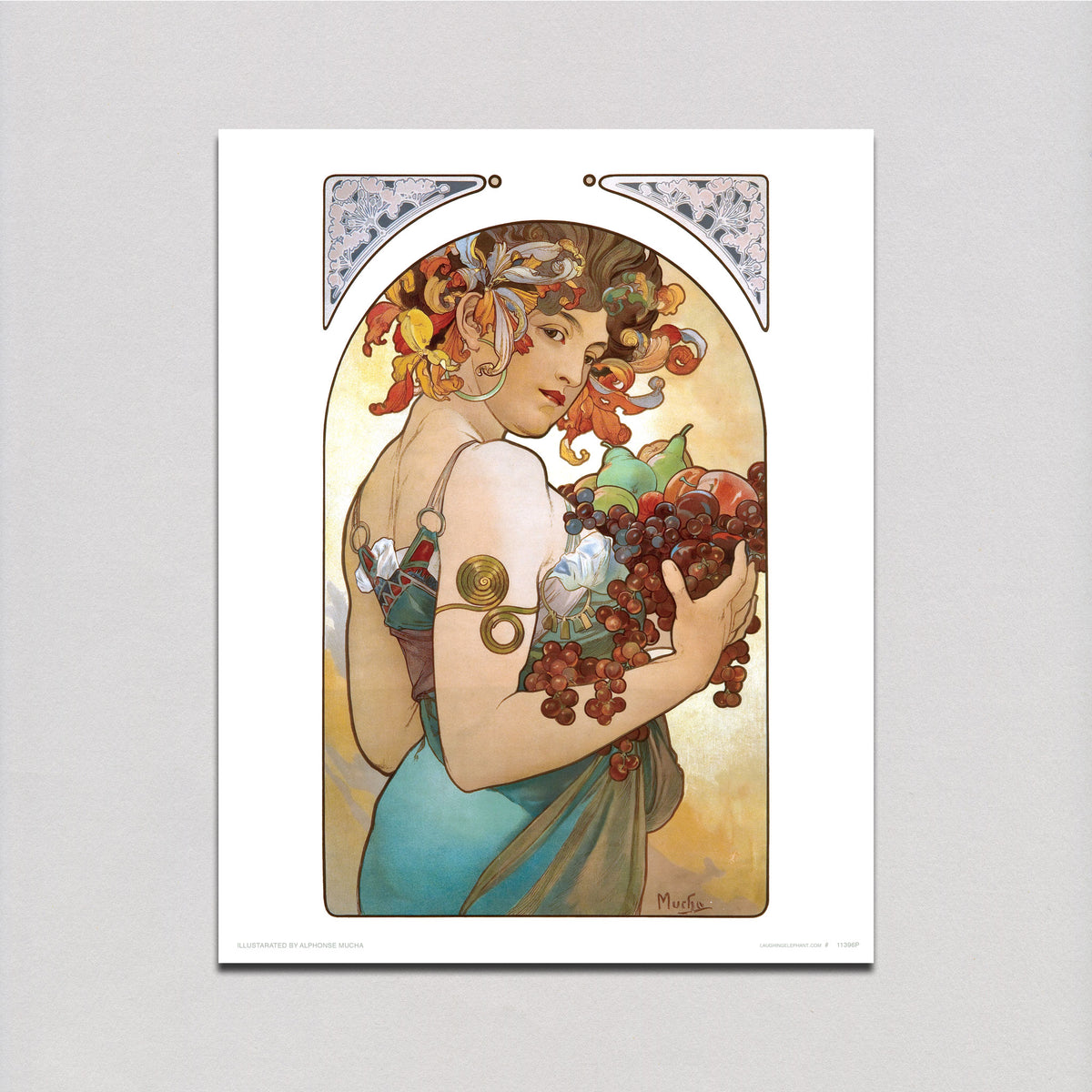 Fruit - Alphonse Mucha Art Print – Laughing Elephant