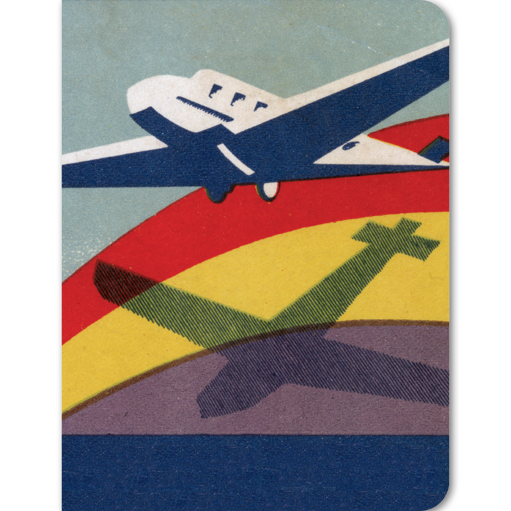Spanish Airlines Label - Aeroplane Notebook
