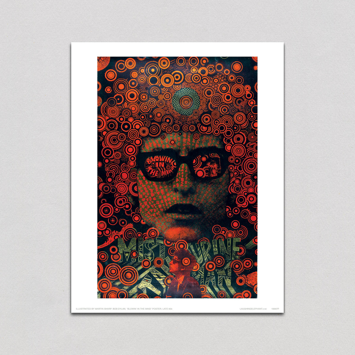 Mr. Tambourine Man - Psychedelic Posters Art Print – Laughing Elephant