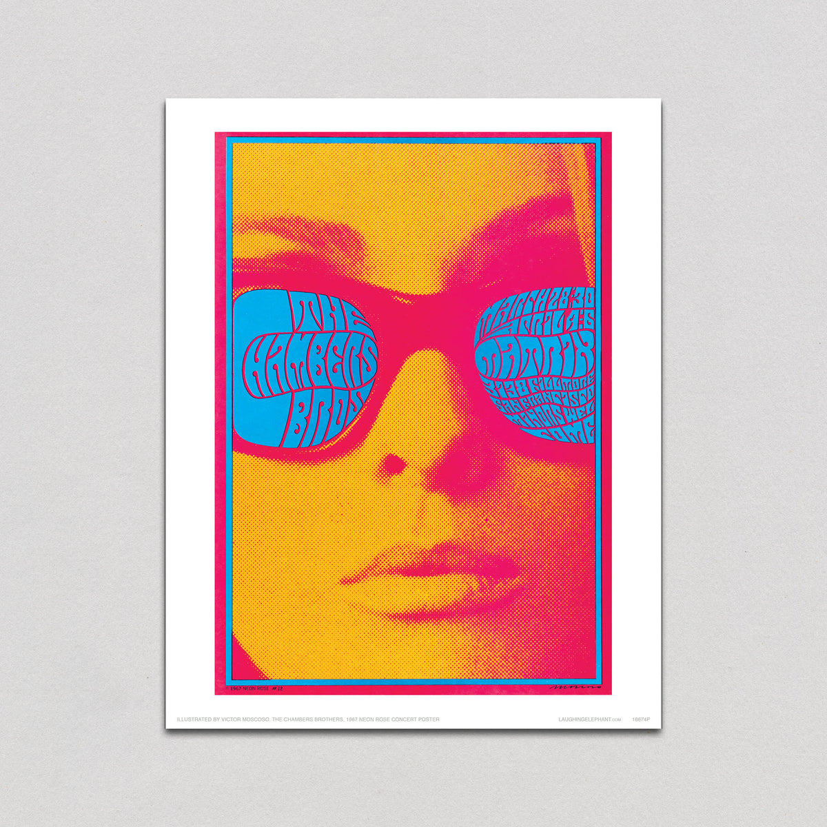 Groovy Sunglasses - Psychedelic Posters Art Print – Laughing Elephant