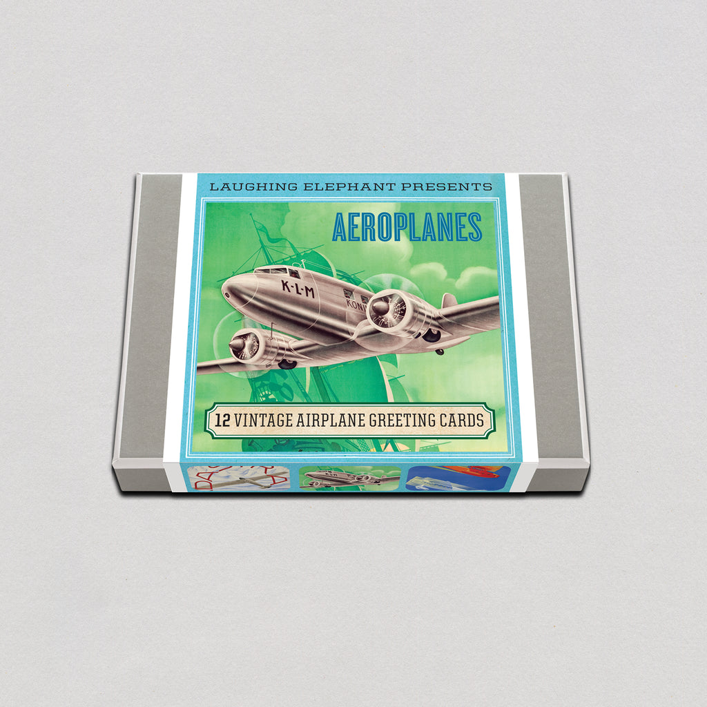 Aeroplanes Notecard Box- Everyday Boxed Greeting Cards