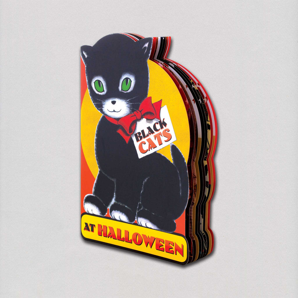Black Cats At Halloween - Children's Shape Book