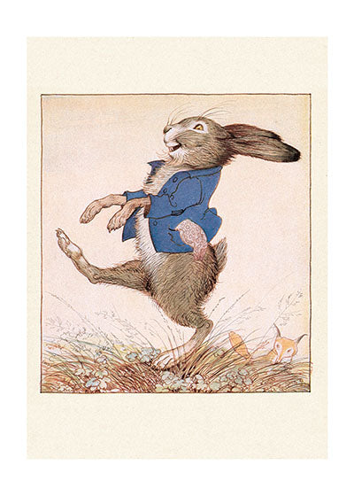 Jaunty Rabbit - Animal Friends Greeting Card