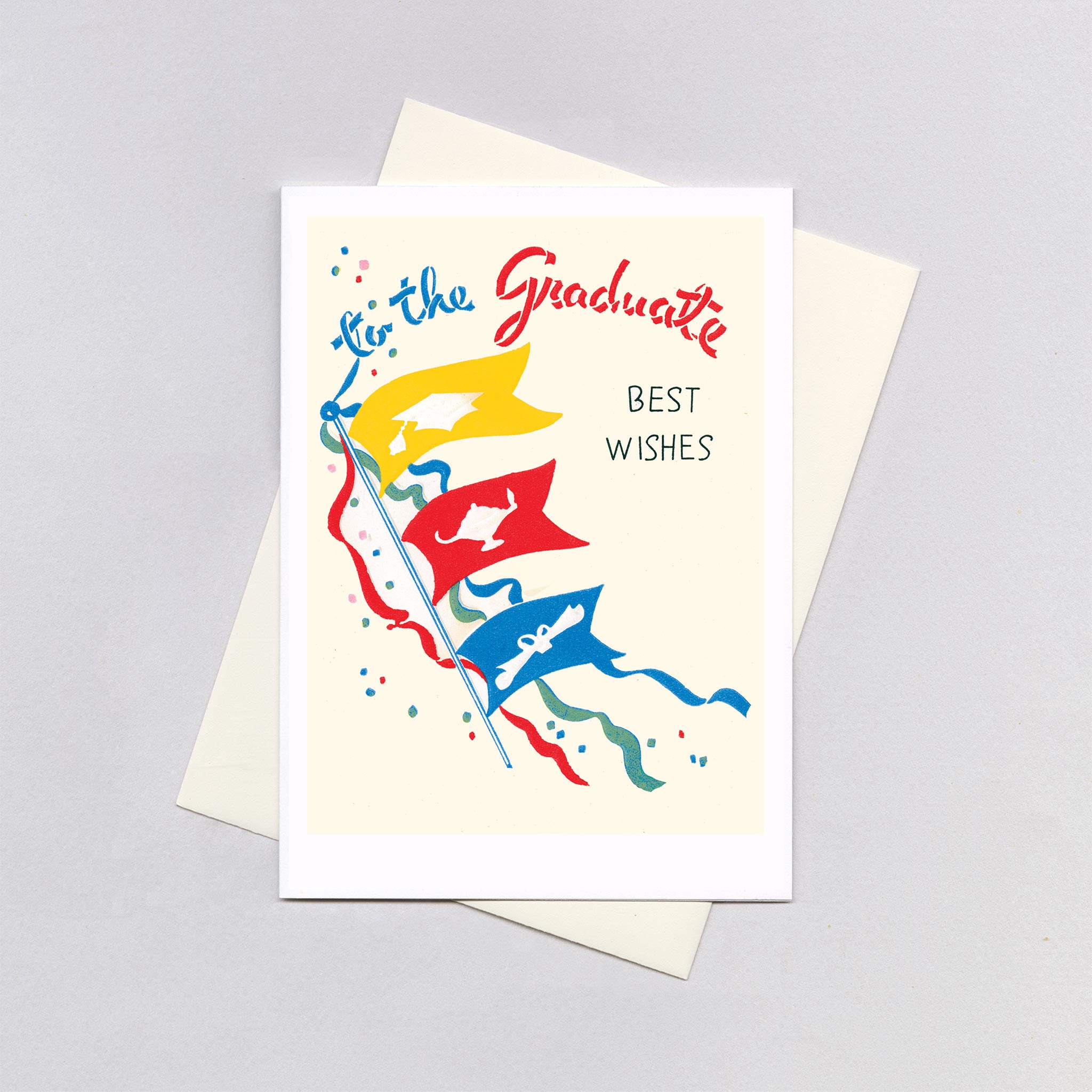 Graduation Flags - Graduation Greeting Card Graduation Flags - Graduation Greeting Card