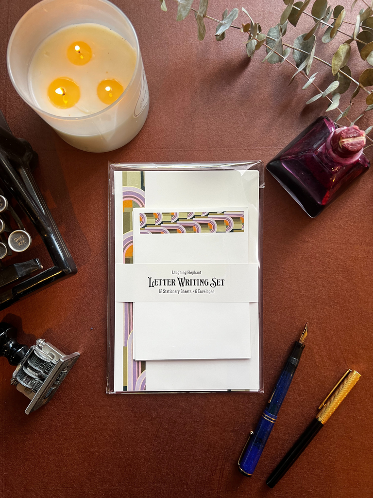 Art Deco Arches - Letter Writing Set – Laughing Elephant