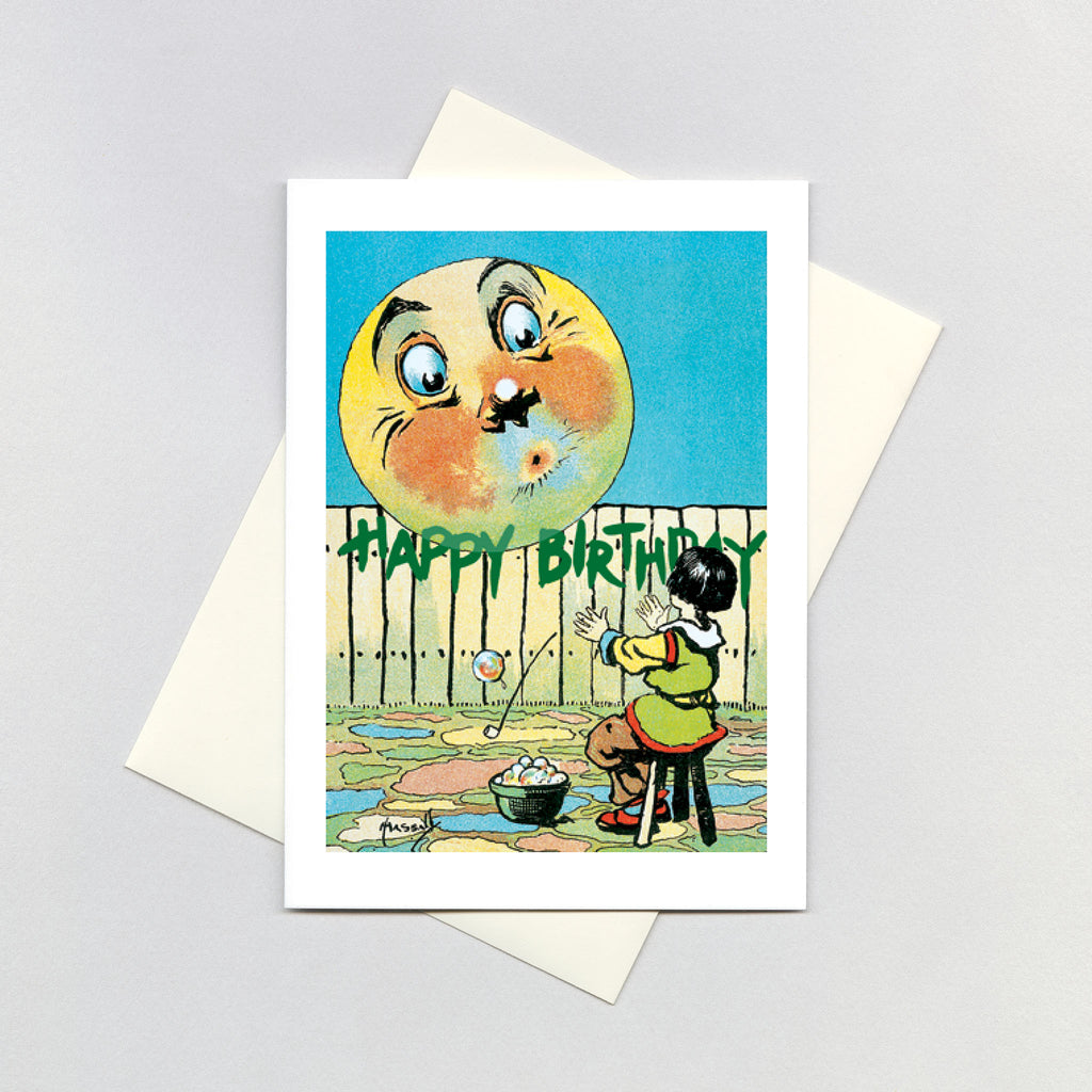Moon Birthday - Birthday Greeting Card