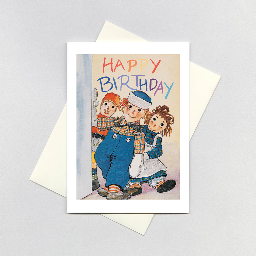 Raggedy Ann & Andy - Birthday Greeting Card