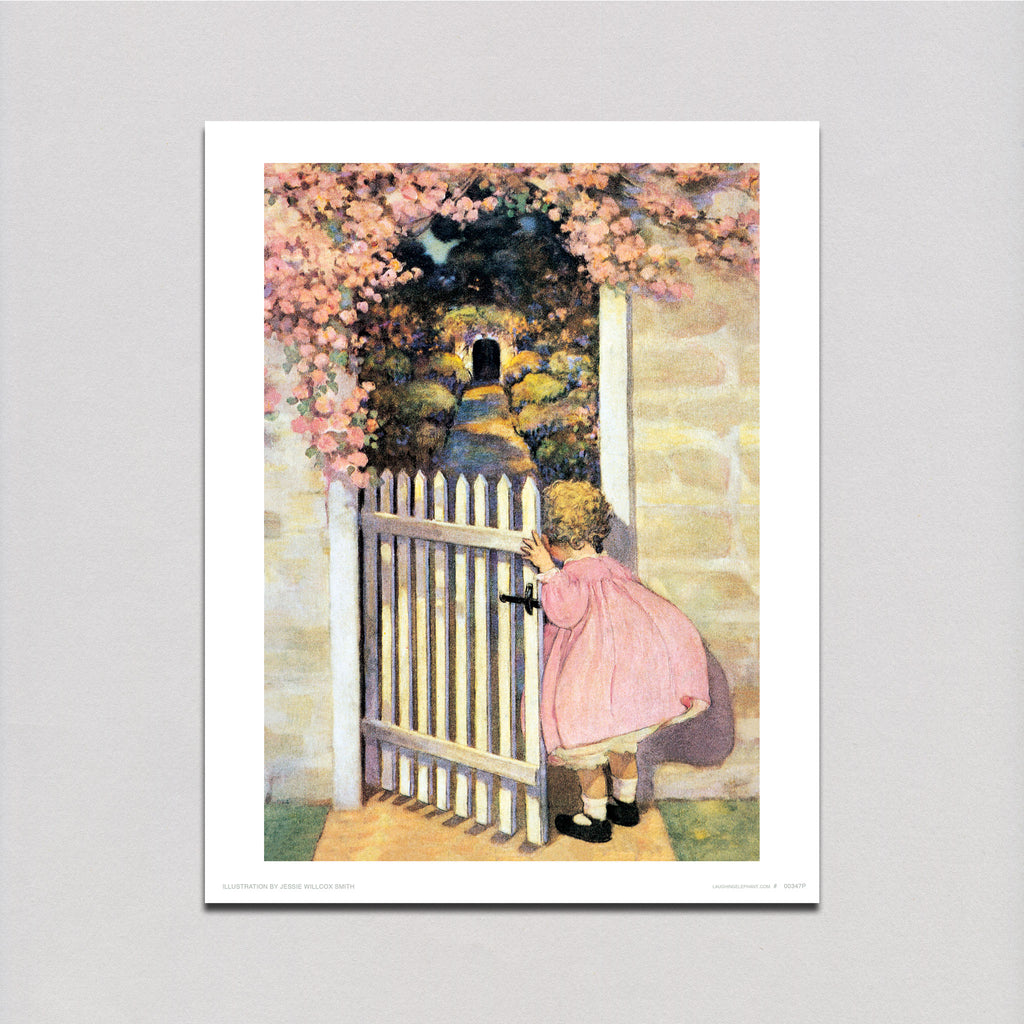 Gate to the Secret Garden - Jessie Willcox Smith Art Print