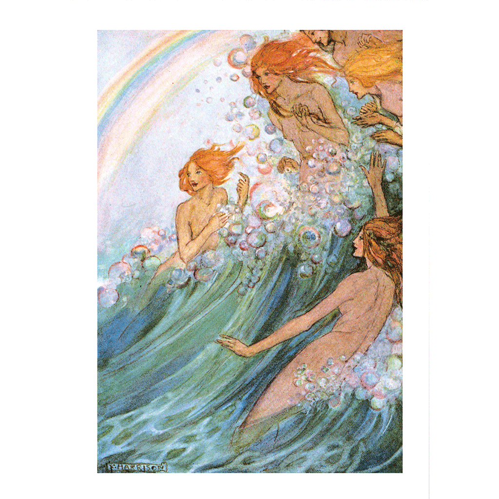 Mermaids and a Rainbow  - Mermaids Greeting Card