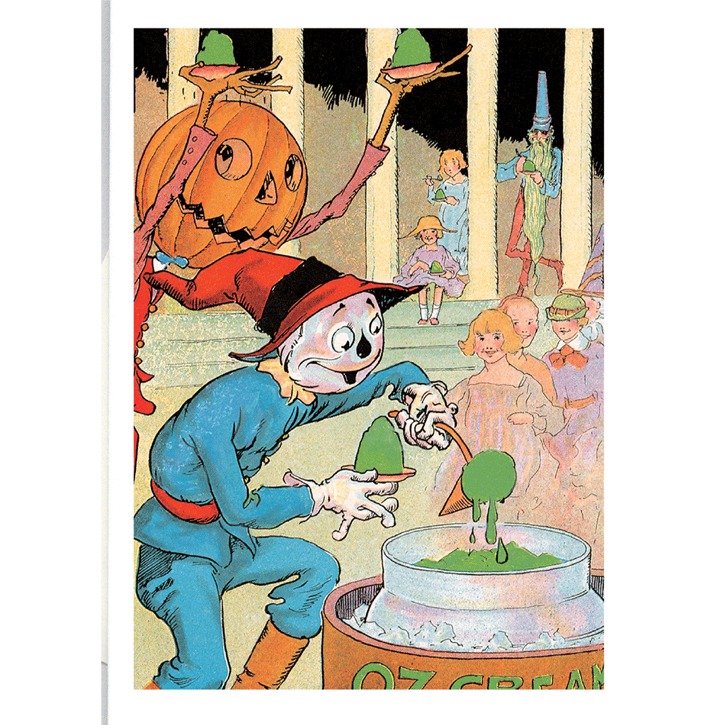 Jack Pumpkinhead and Scarecrow - Storybook Classics Greeting Card