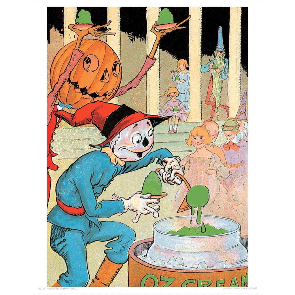Jack Pumpkinhead and Scarecrow - Storybook Classics Art Print