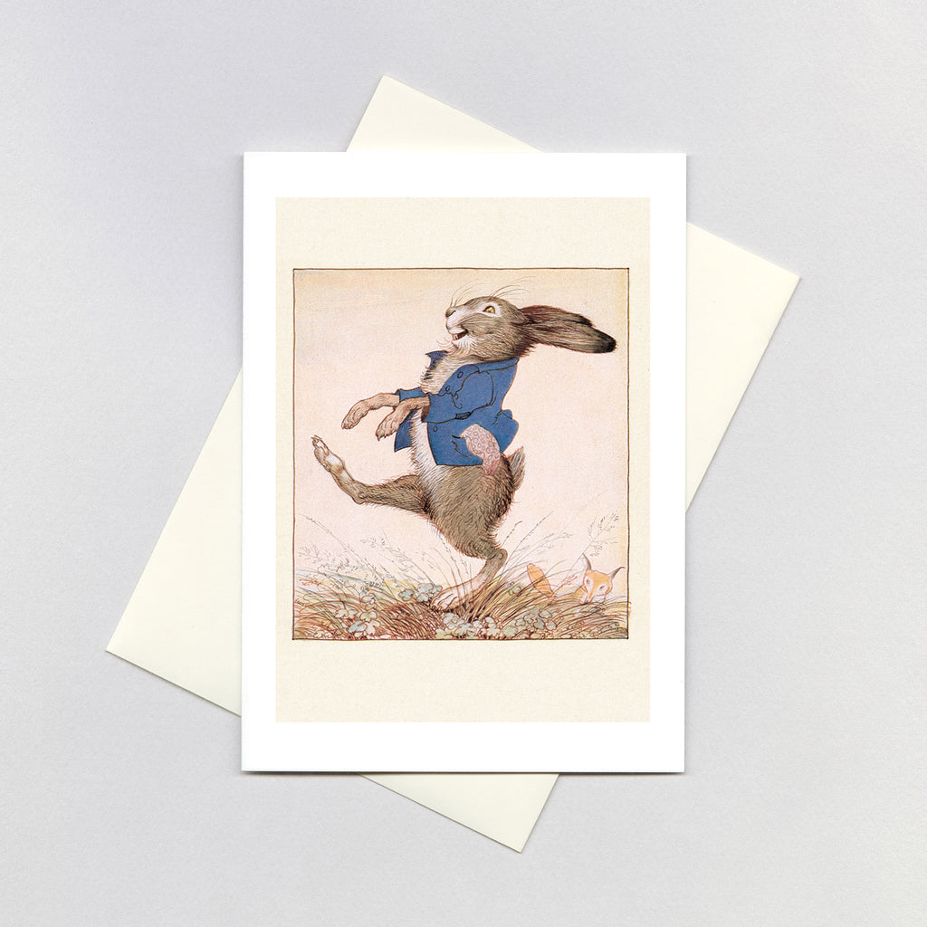 Jaunty Rabbit - Animal Friends Greeting Card