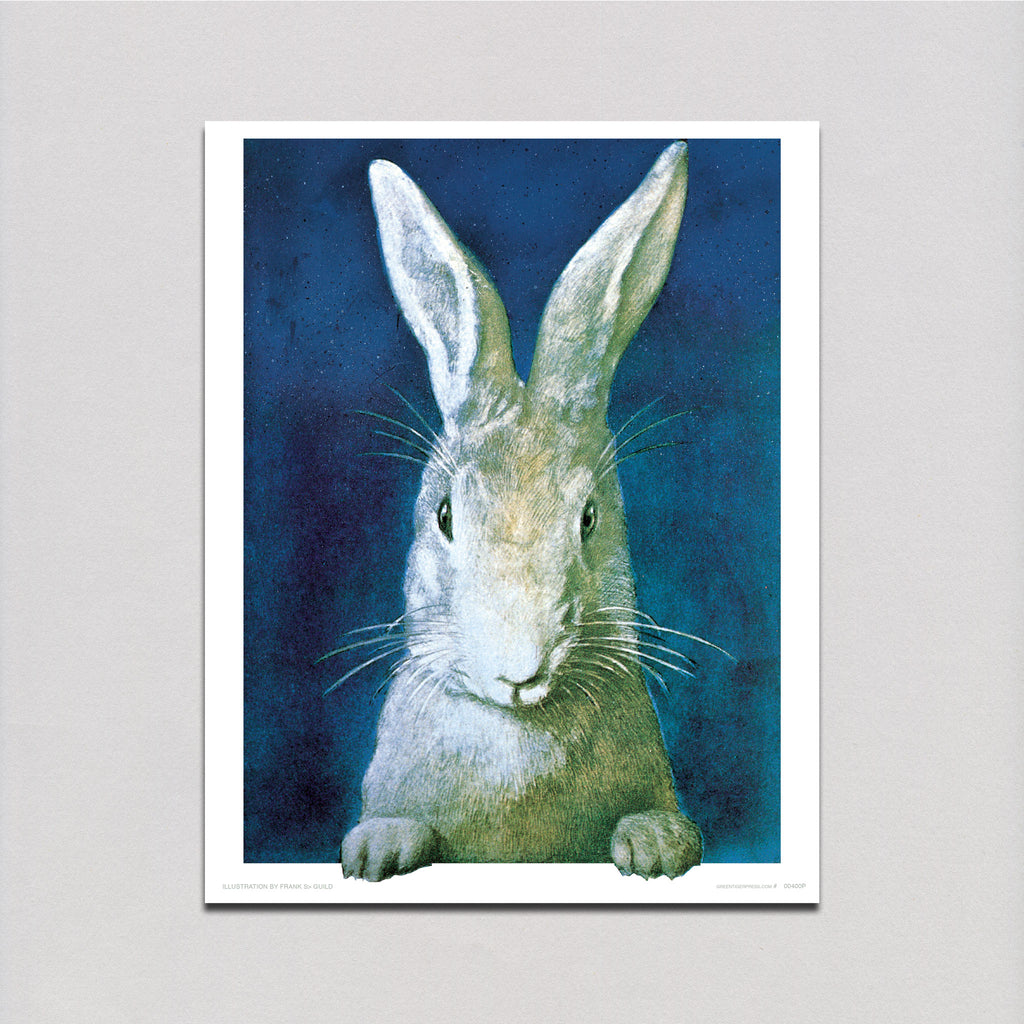 Friend Rabbit Art Rabbit Looking - Animal Friends Art Print – Laughing Elephant