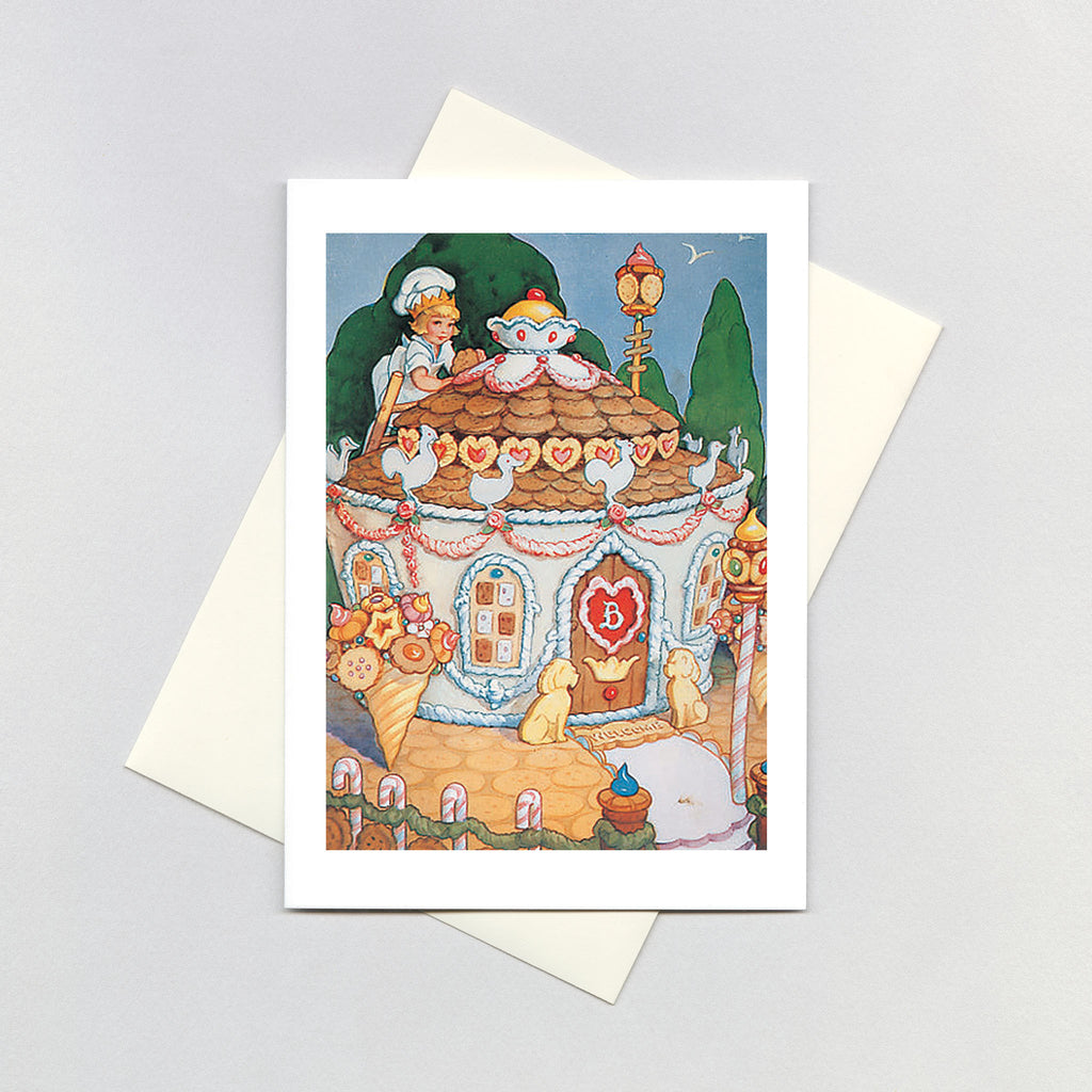 Gingerbread House - Birthday Greeting Card