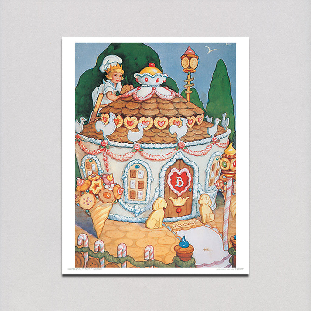 Gingerbread House - Storybook Classics Art Print