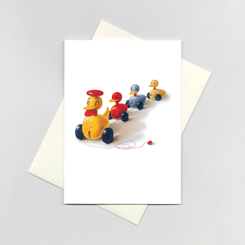 Duck Toy - Baby Greeting Card