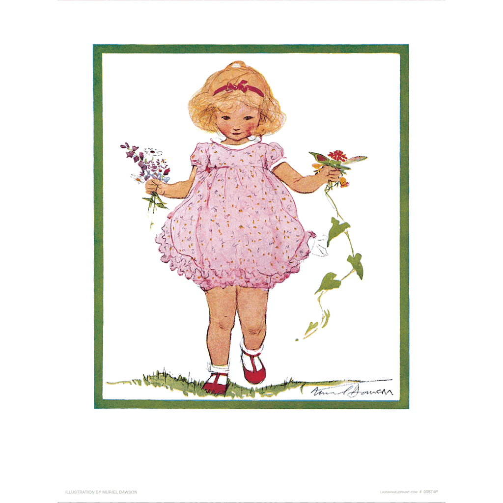 The Perfect Pink Frock - Children Art Print