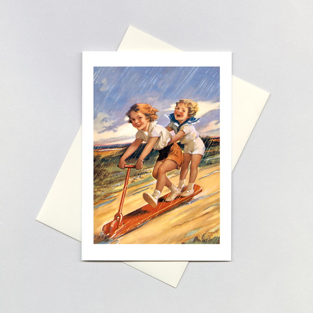 As Fast as We Can! - Friendship Greeting Card