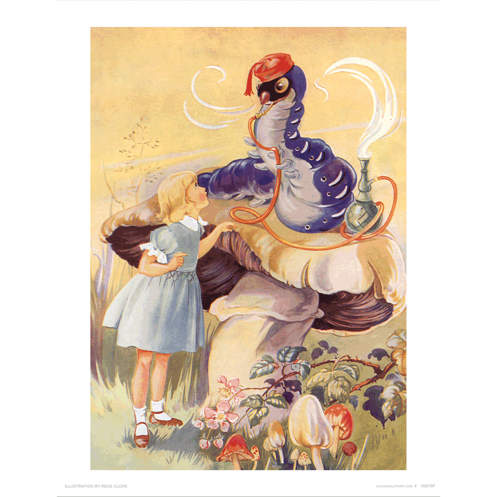 Alice and the Caterpillar - Storybook Classics Art Print