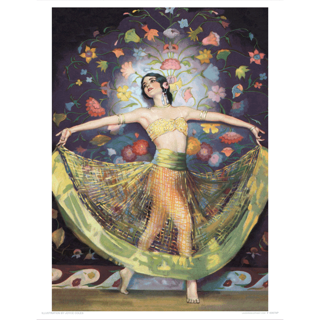 Dancing Woman c. 1920 - Women Art Print