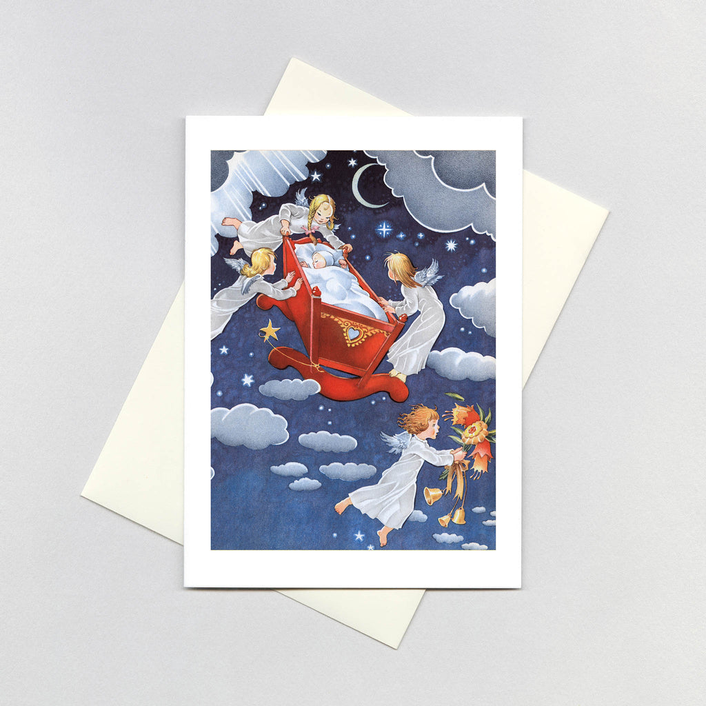Baby in Sky - Baby Greeting Card