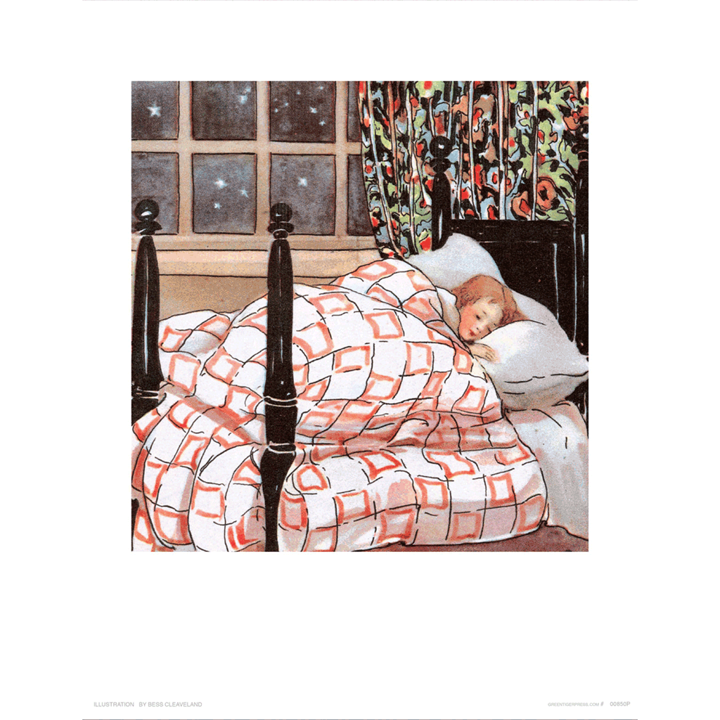 Tucked Into Bed For The Night - Storybook Classics Art Print