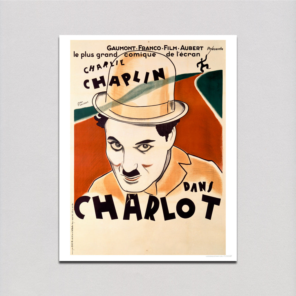 Charlie Chaplin: The Tramp - Retro Movie Posters Art Print