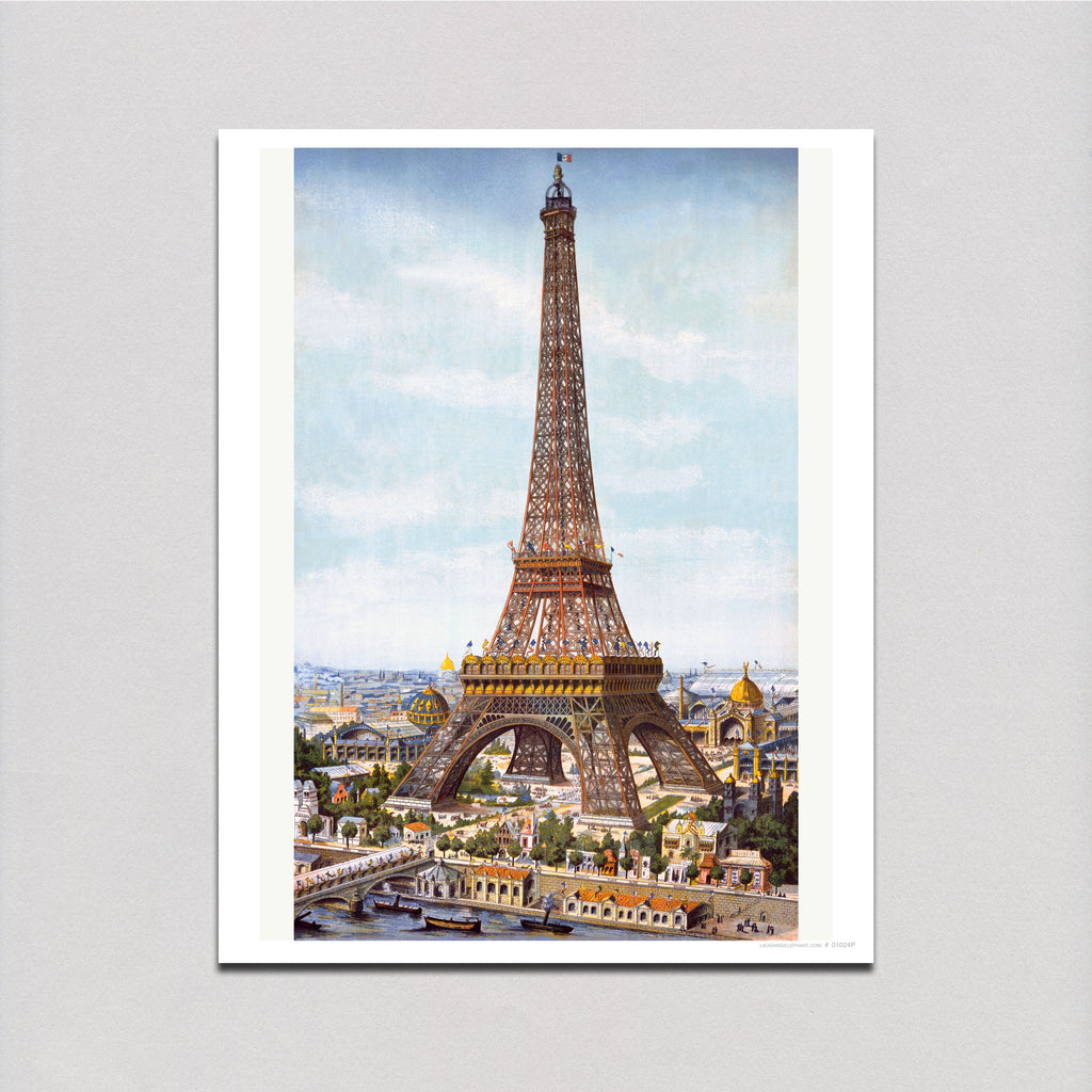 The Eiffel Tower - Travel Art Print