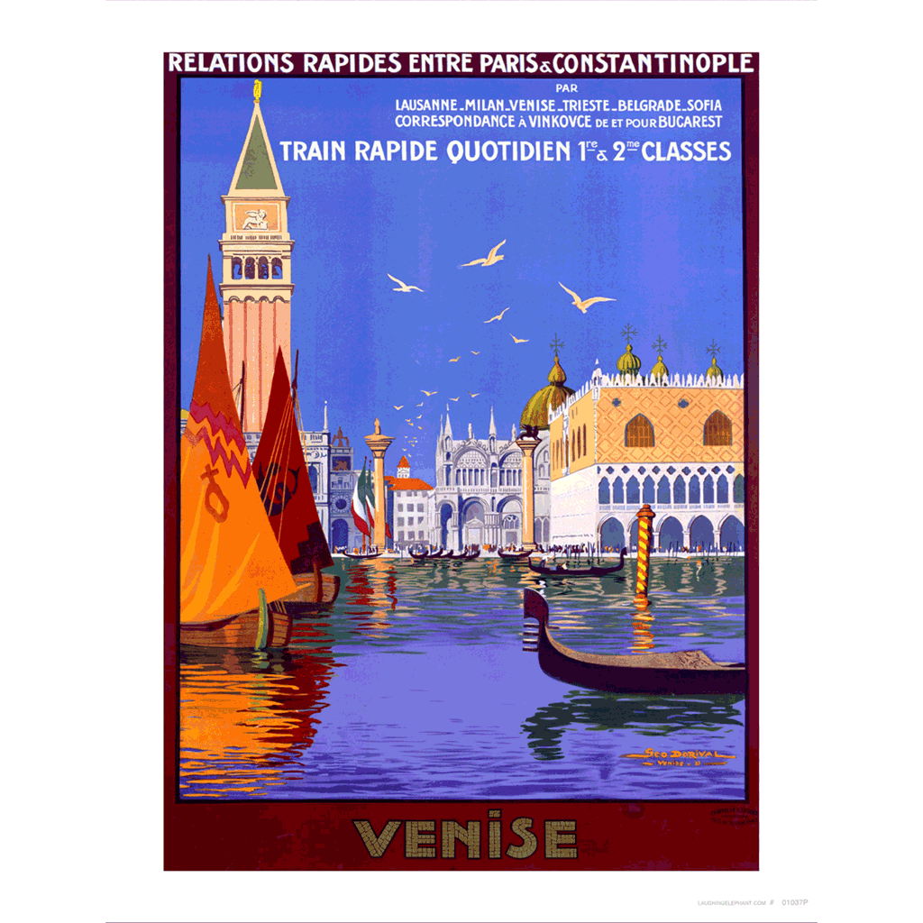 Vintage Venice - Travel Art Print