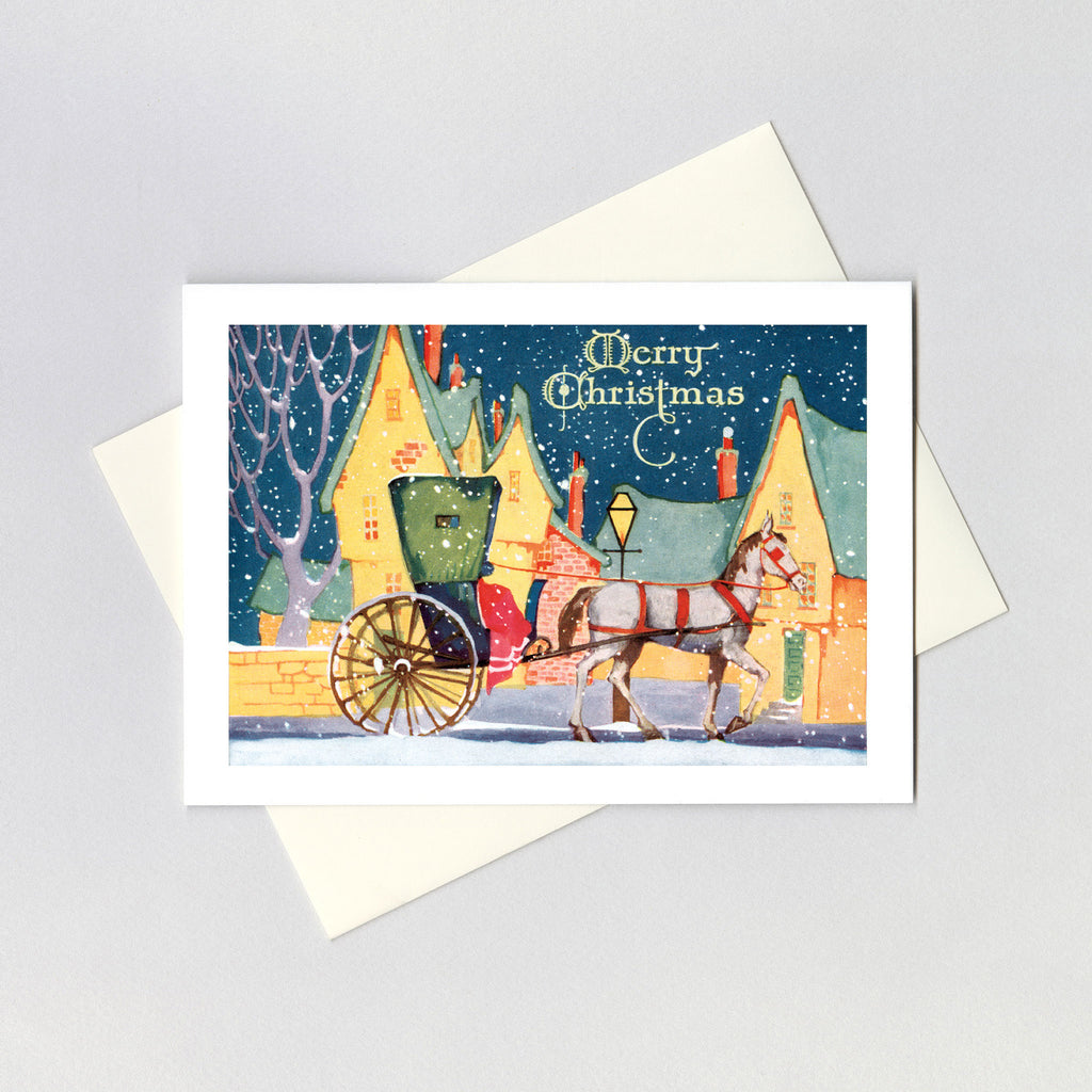 Christmas Carriage - Christmas Greeting Card