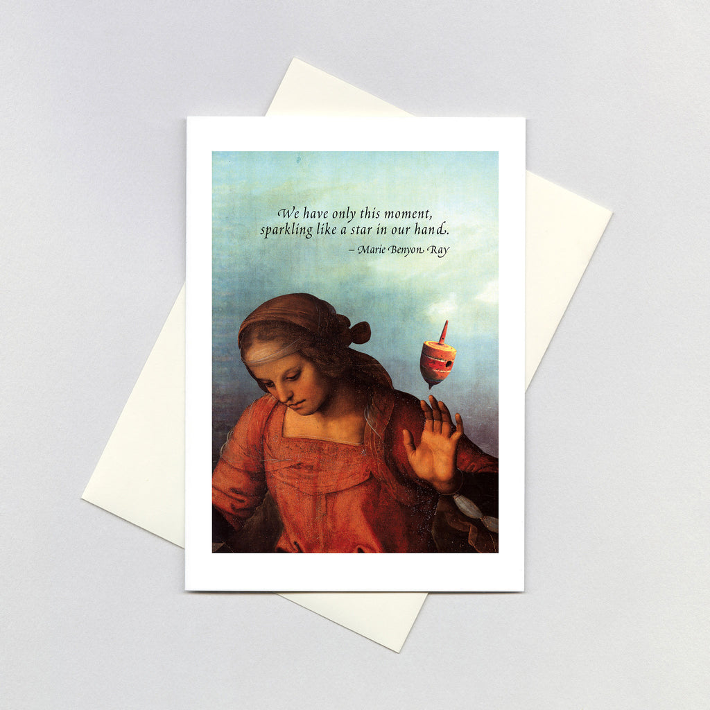 Woman With a Top - Encouragement Greeting Card