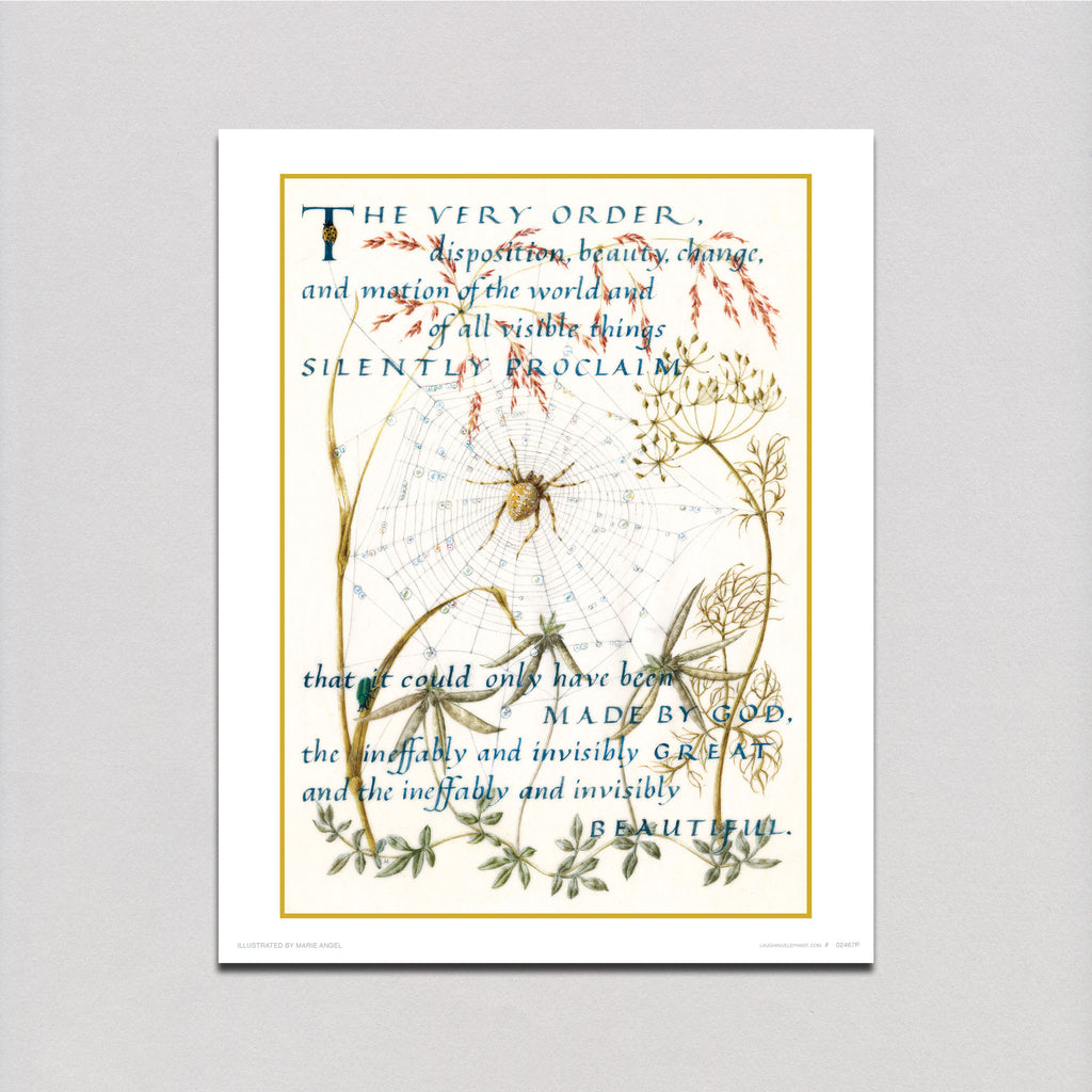 Marie Angel Spider - Encouragement Art Print