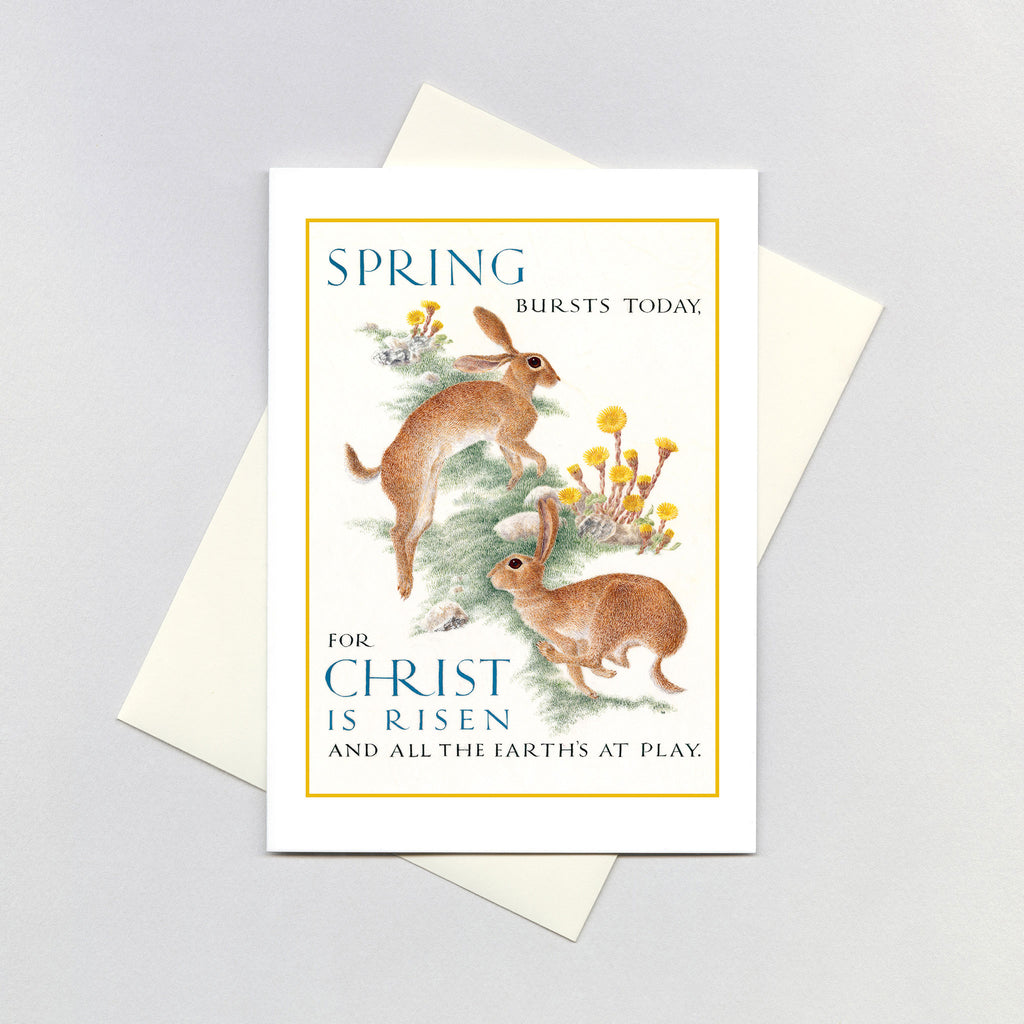 Marie Angel Rabbits - Easter Greeting Card