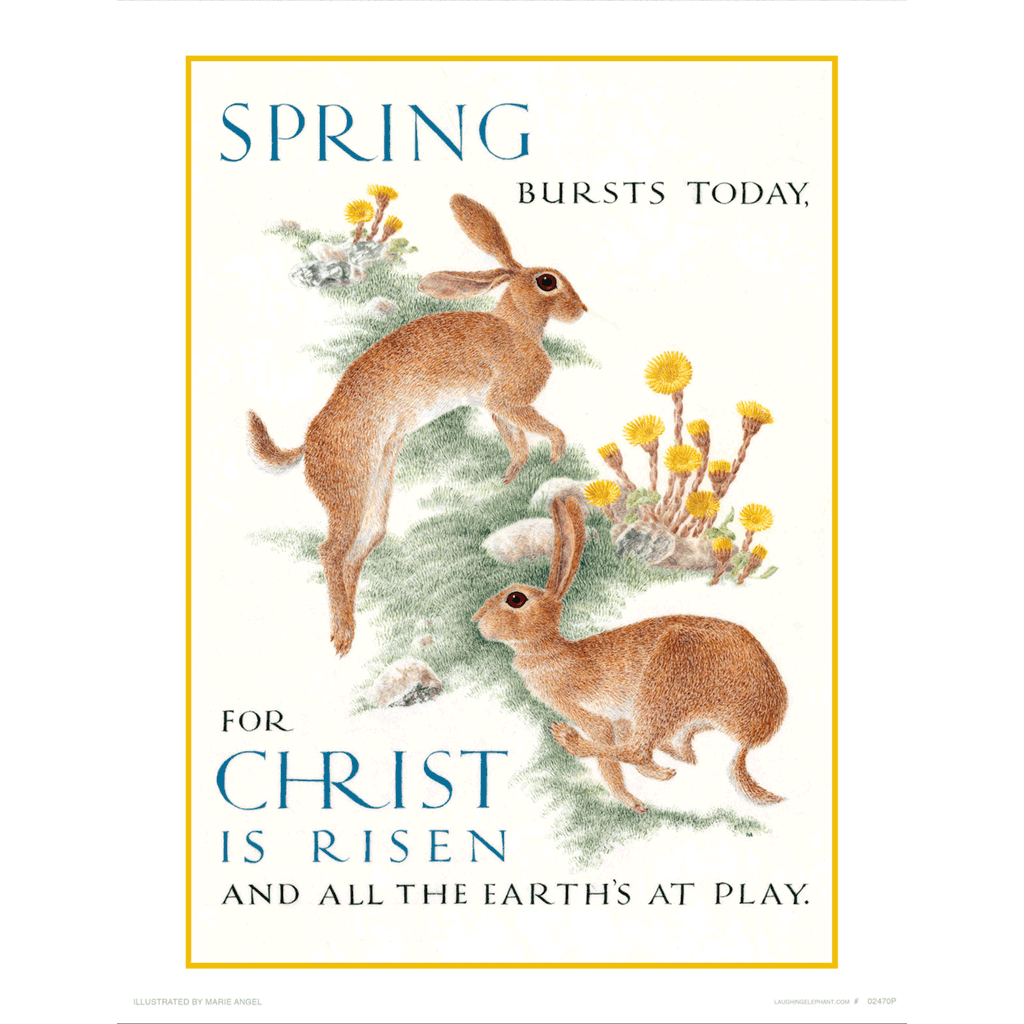 Marie Angel Rabbits - Easter Art Print