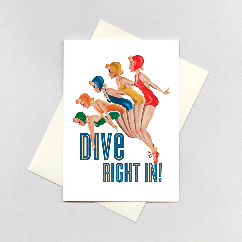 Lady Divers - Birthday Greeting Card