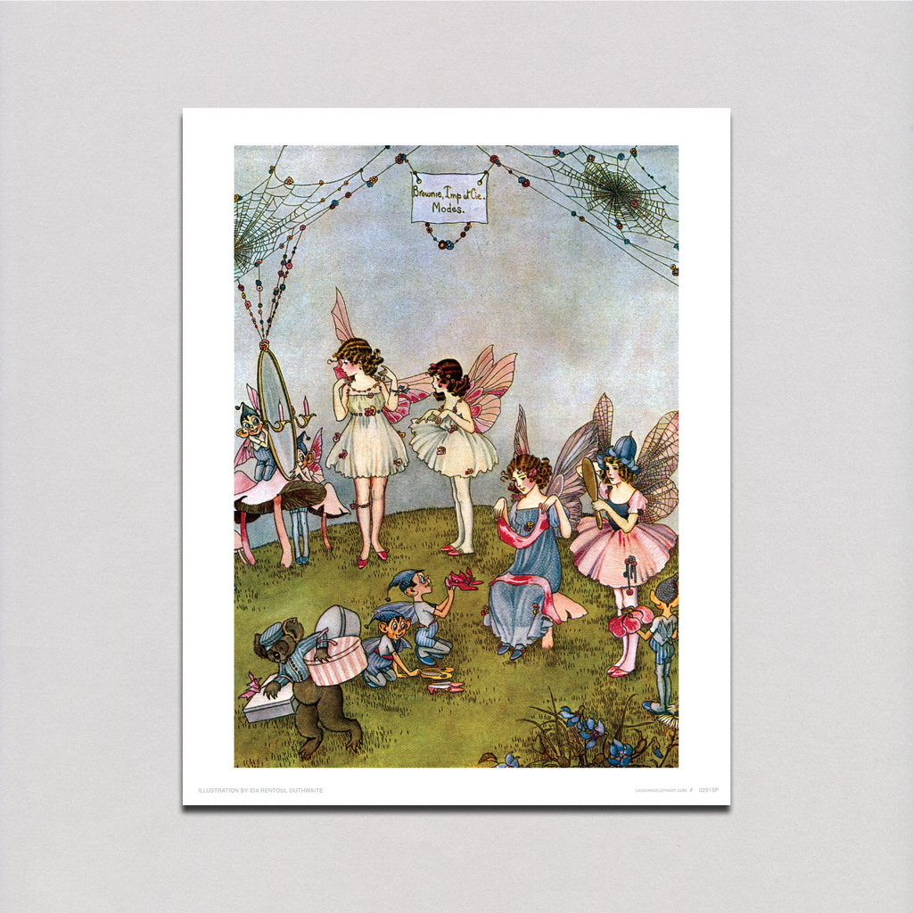 Fairy Dress Shop - Fairies Art Print