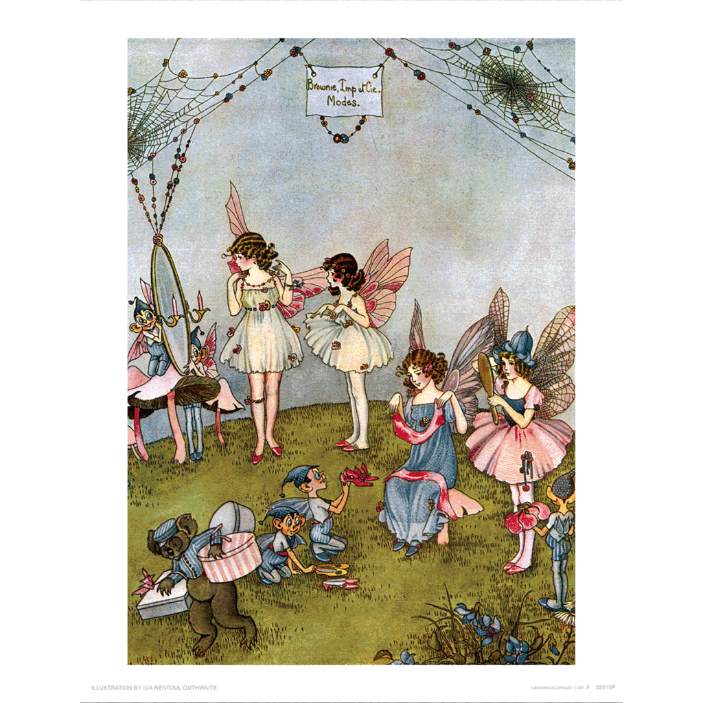 Fairy Dress Shop - Fairies Art Print