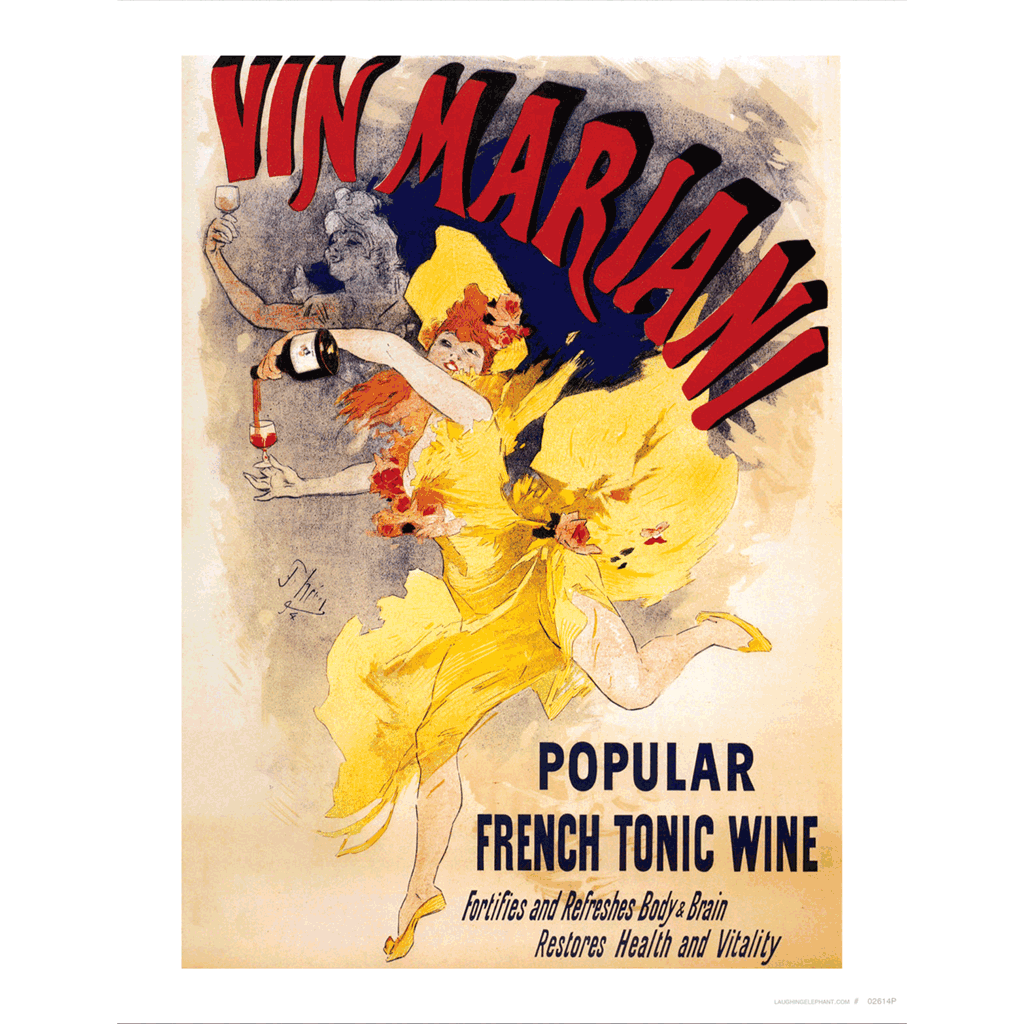 Vin Mariana French Wine - Wine and Spirits Art Print