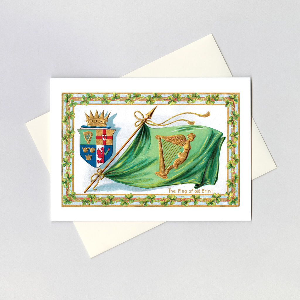 Flag of Old Erin - St. Patrick's Day Greeting Card