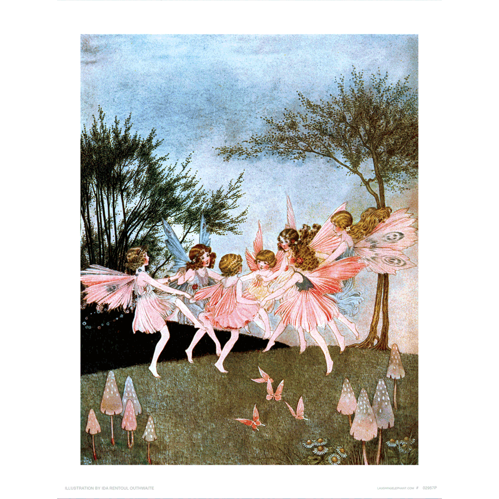 Dancing Fairy Circle - Fairies Art Print
