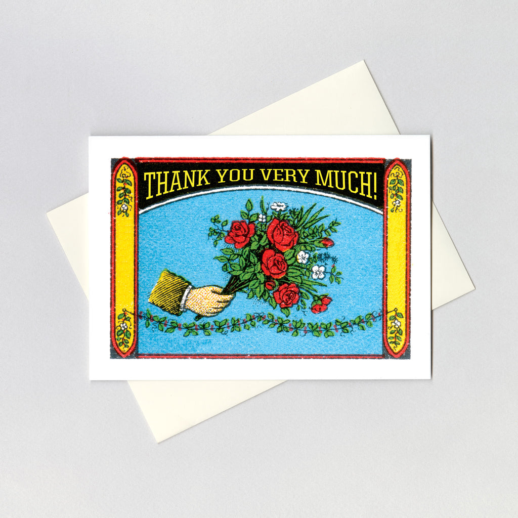 The Bouquet - Thank You Greeting Card