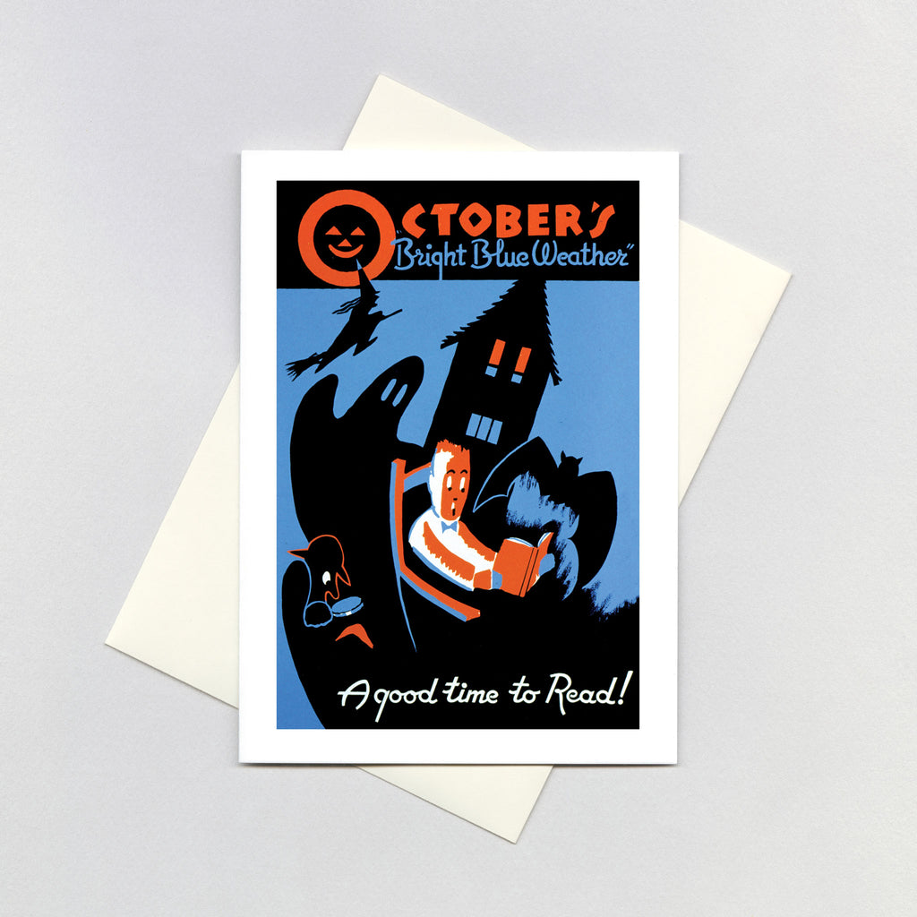 Halloween Reading - Halloween Greeting Card